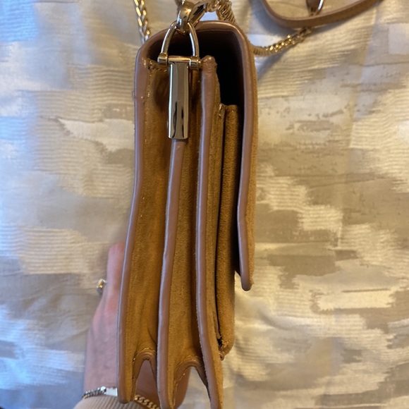 Zara woman’s suede cross body bag - Picture 3 of 6